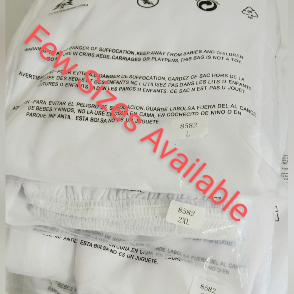 Women's Bright White Halter Jumpsuit.     [1 Item Available in size XXL] - Picture 3 of 3